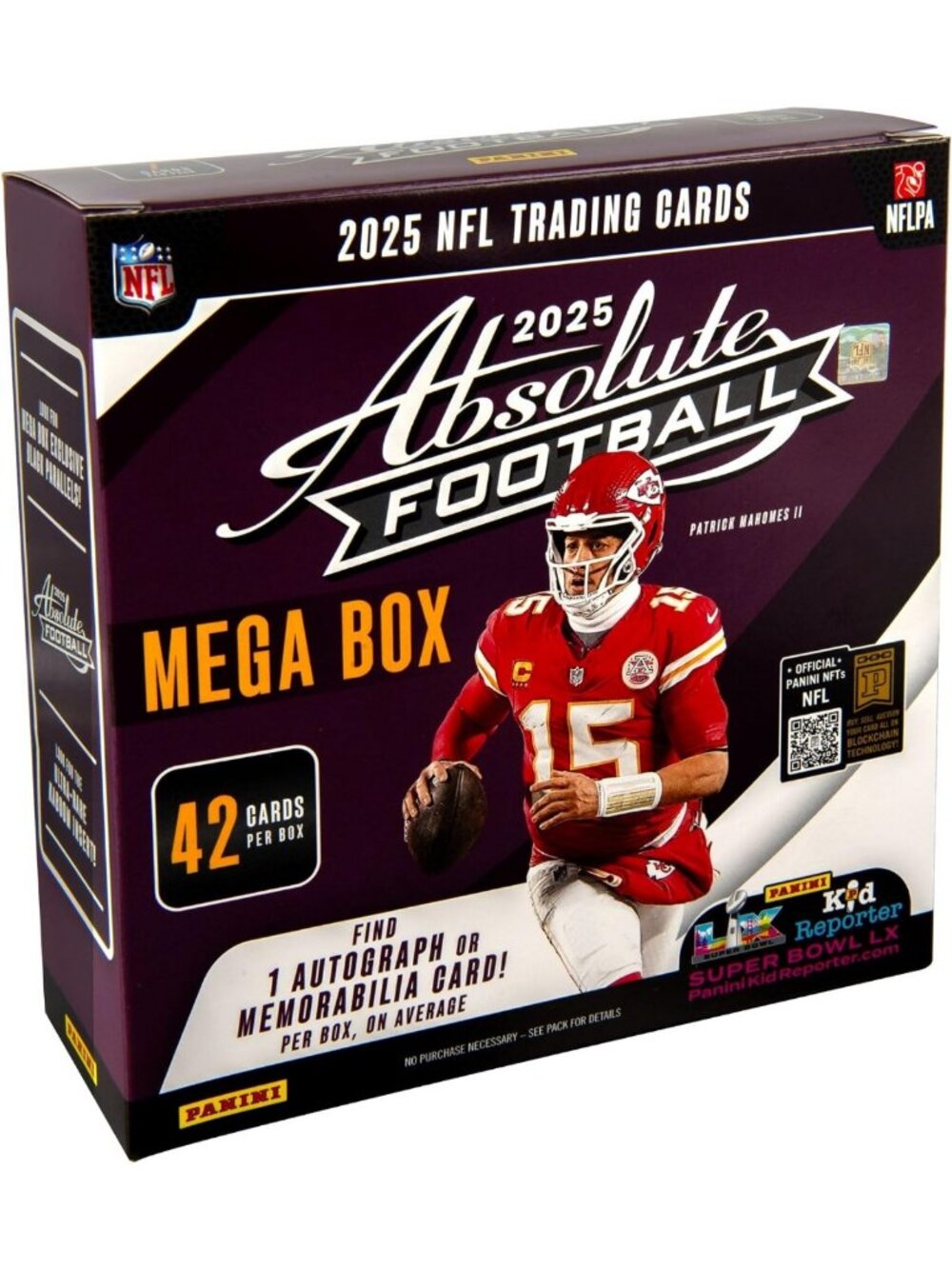 2025-26 Football Mega Box - NFL Trading Cards, Retail Exclusive Parallels